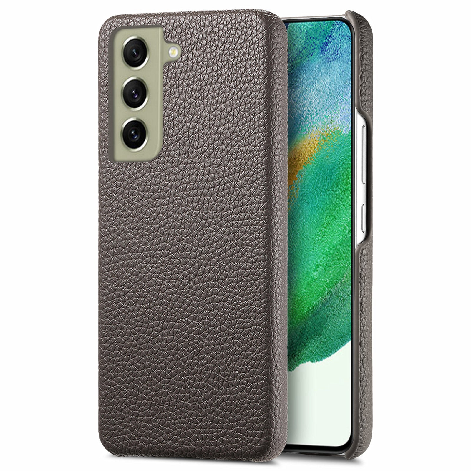 Y1 For Samsung Galaxy S21 FE 5G Case Anti-Scratch Litchi Texture PU+PC Phone Cover Y1 For Samsung Galaxy S21 FE 5G Case Anti-Scratch Litchi Texture PU+PC Phone Cover